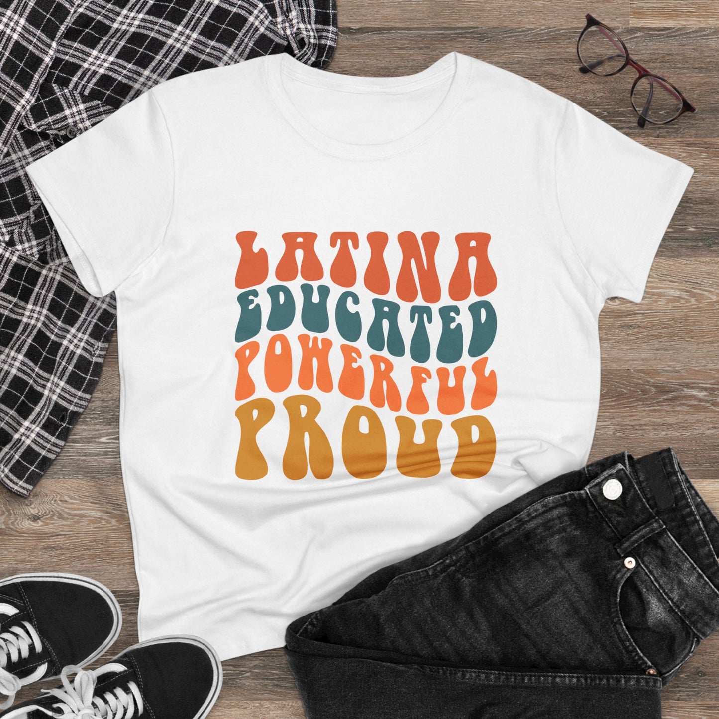 Women's Midweight Cotton Tee - Latina Pride