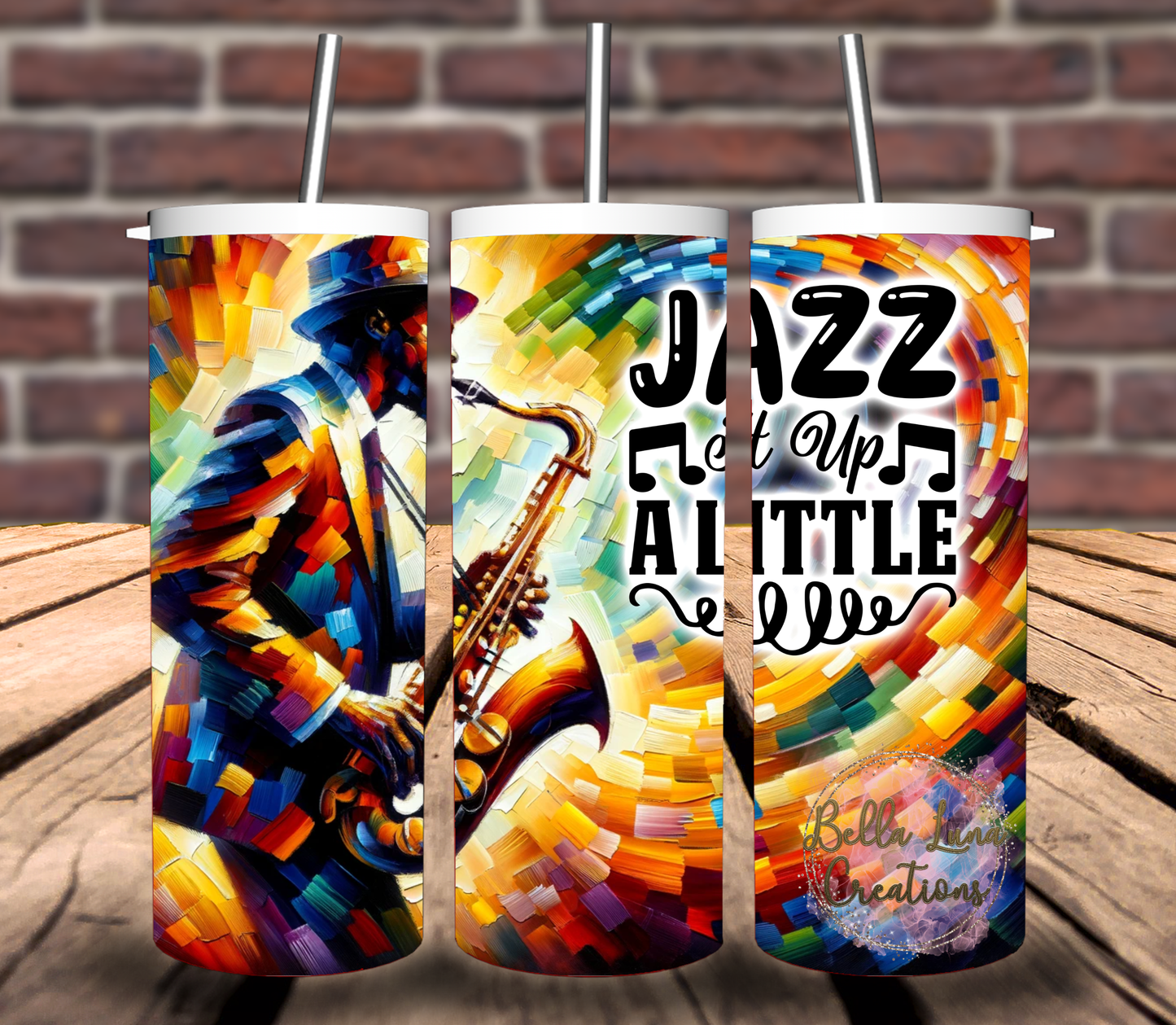 Jazz Tumbler - Tumbler Wrap Digital Download