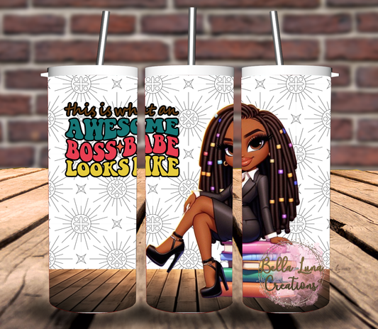 Awesome Boss-Babe Tumbler Wrap Bundle - 6 images