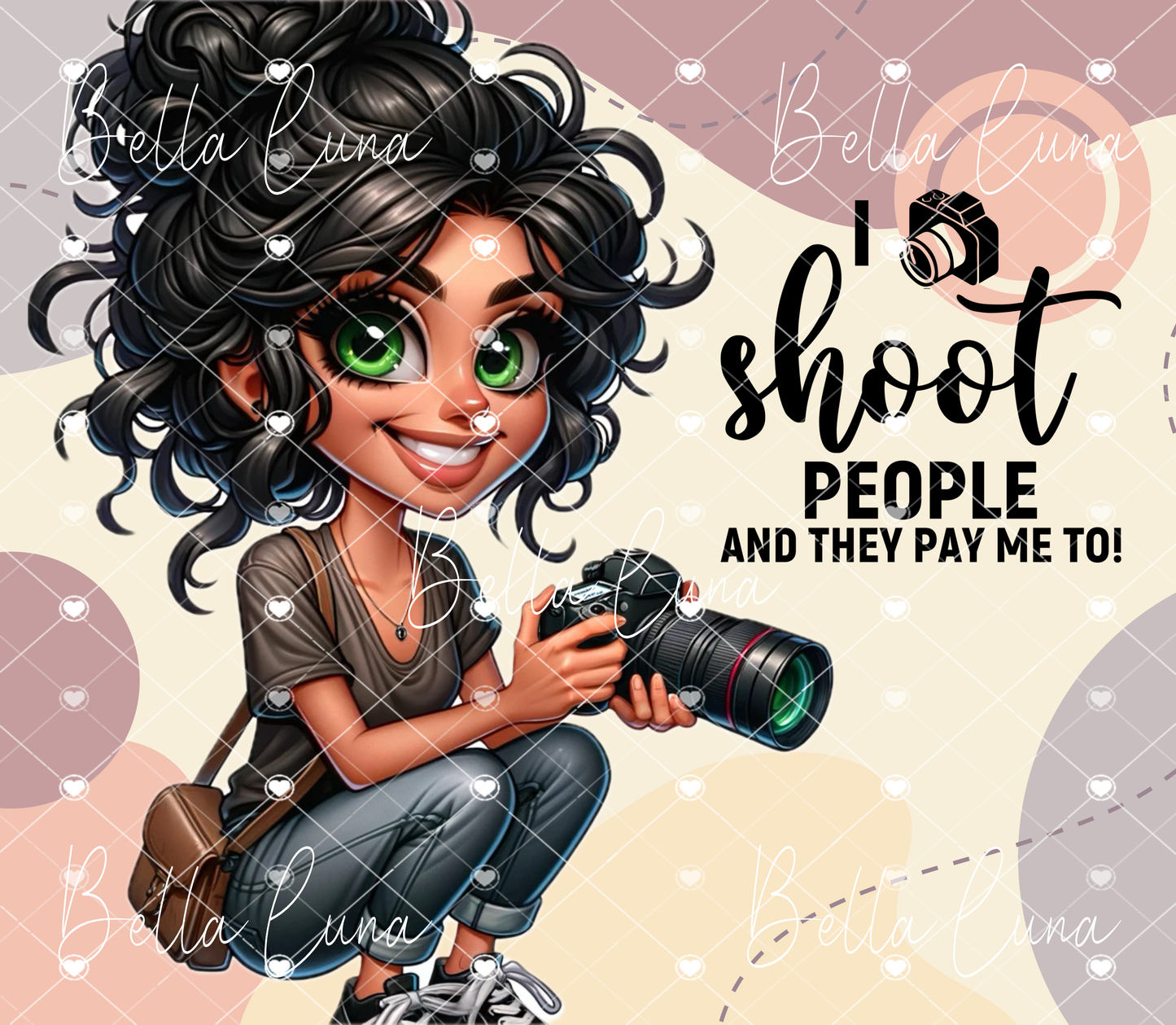 Photographer Tumbler Wrap Digital Design - 5 images