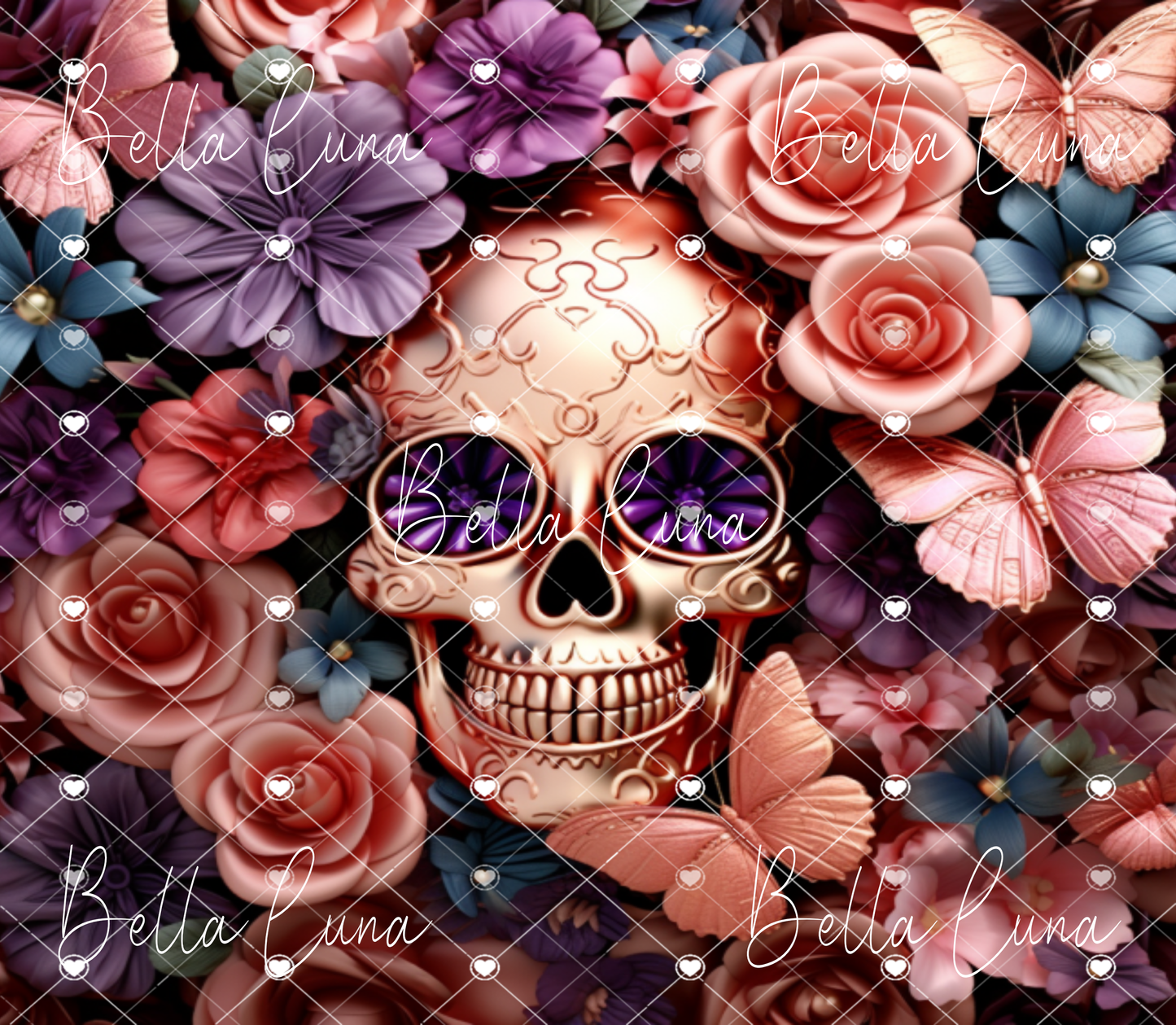 Skull Tumbler Wrap Bundle