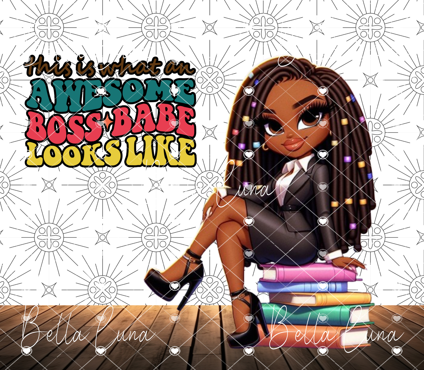 Awesome Boss-Babe Tumbler Wrap Bundle - 6 images