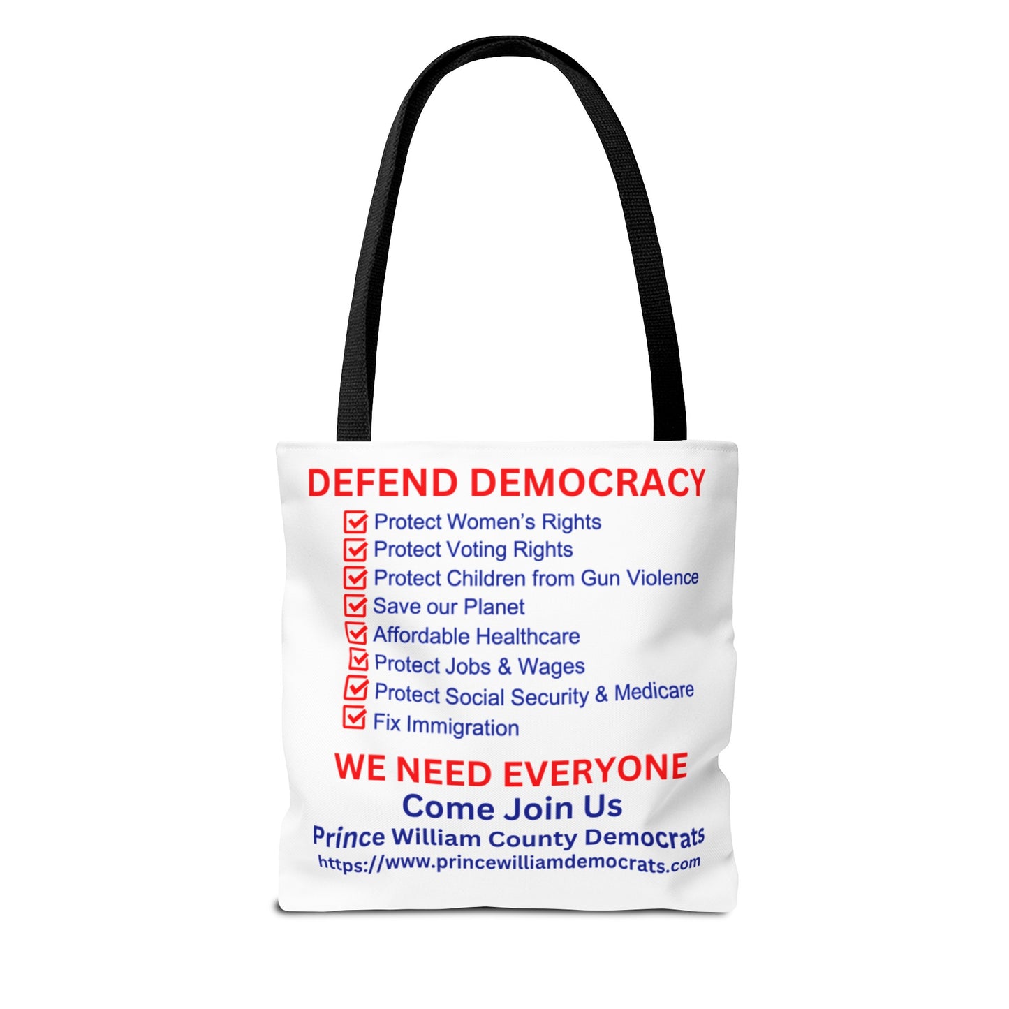 Tote Bag (AOP) - white