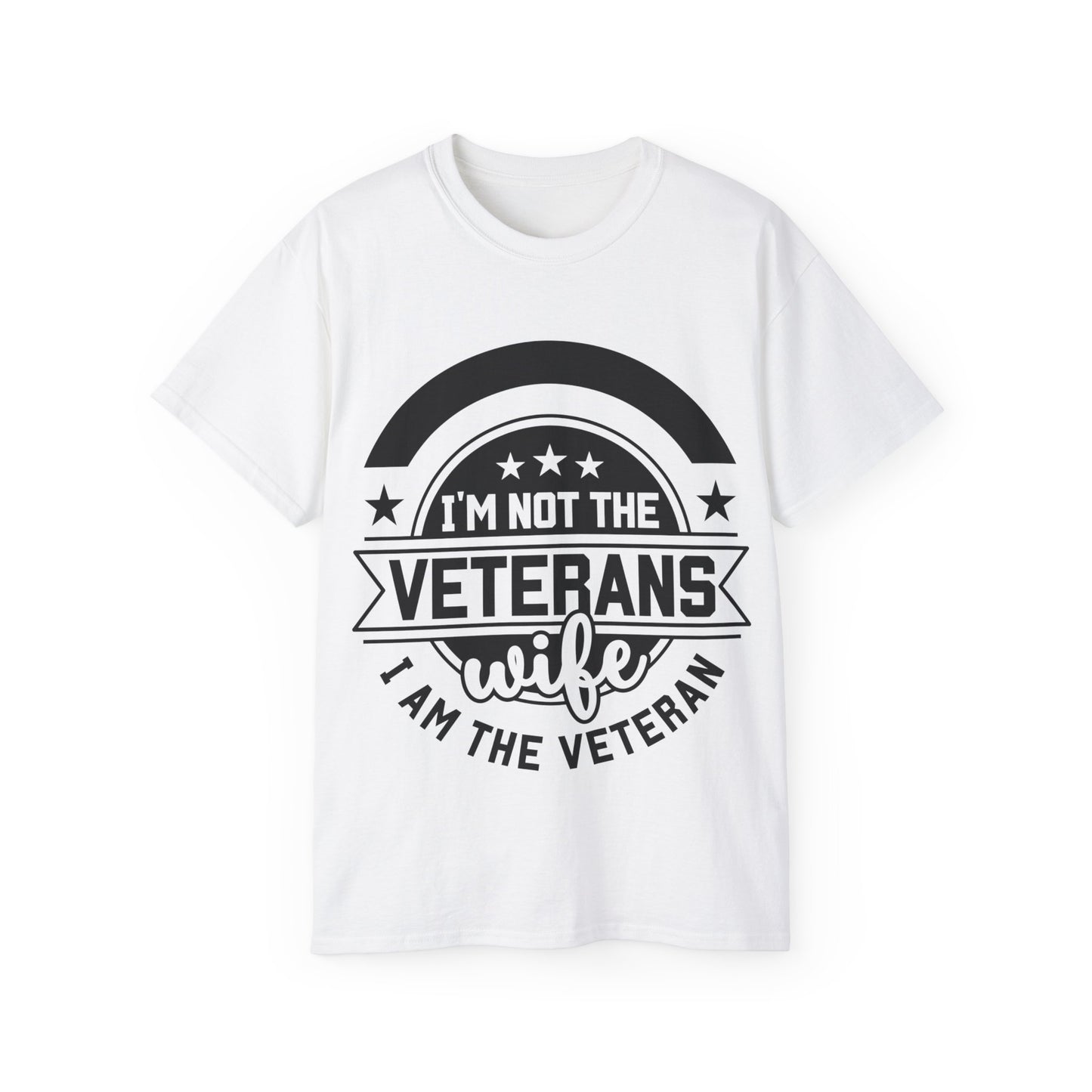 Unisex Ultra Cotton Tee- I am the Veteran