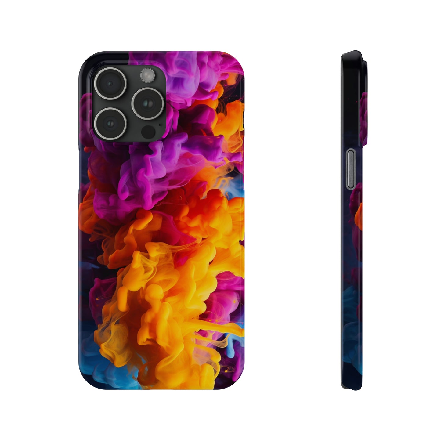 Slim Phone Cases - Colorful Smoke