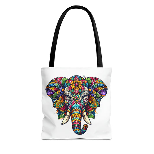 Tote Bag (AOP) - Elephant Mandala Design