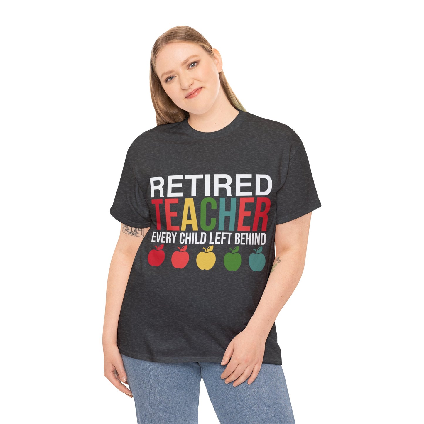 Unisex Heavy Cotton Tee - Retired Teacher