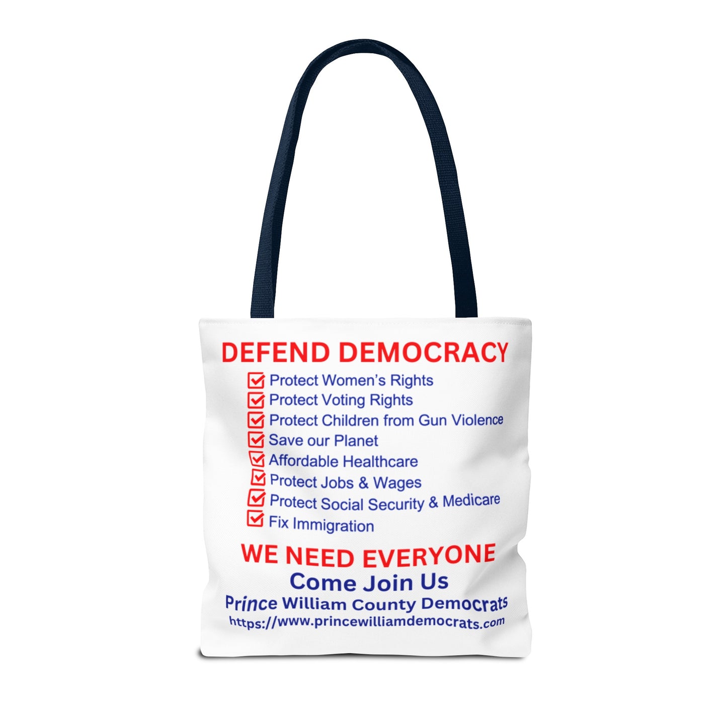 Tote Bag (AOP) - white