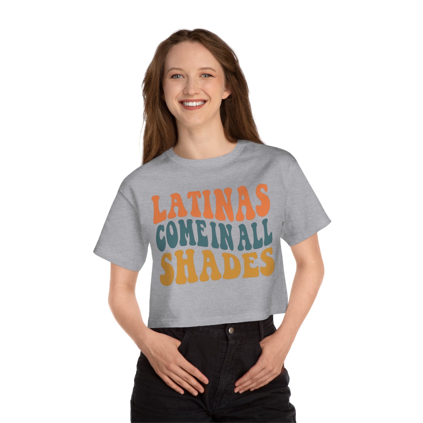Champion Women's Heritage Cropped T-Shirt - Latinas Come in all Shades