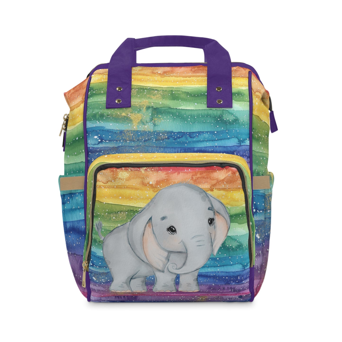 Multifunctional Diaper Backpack - Elephant