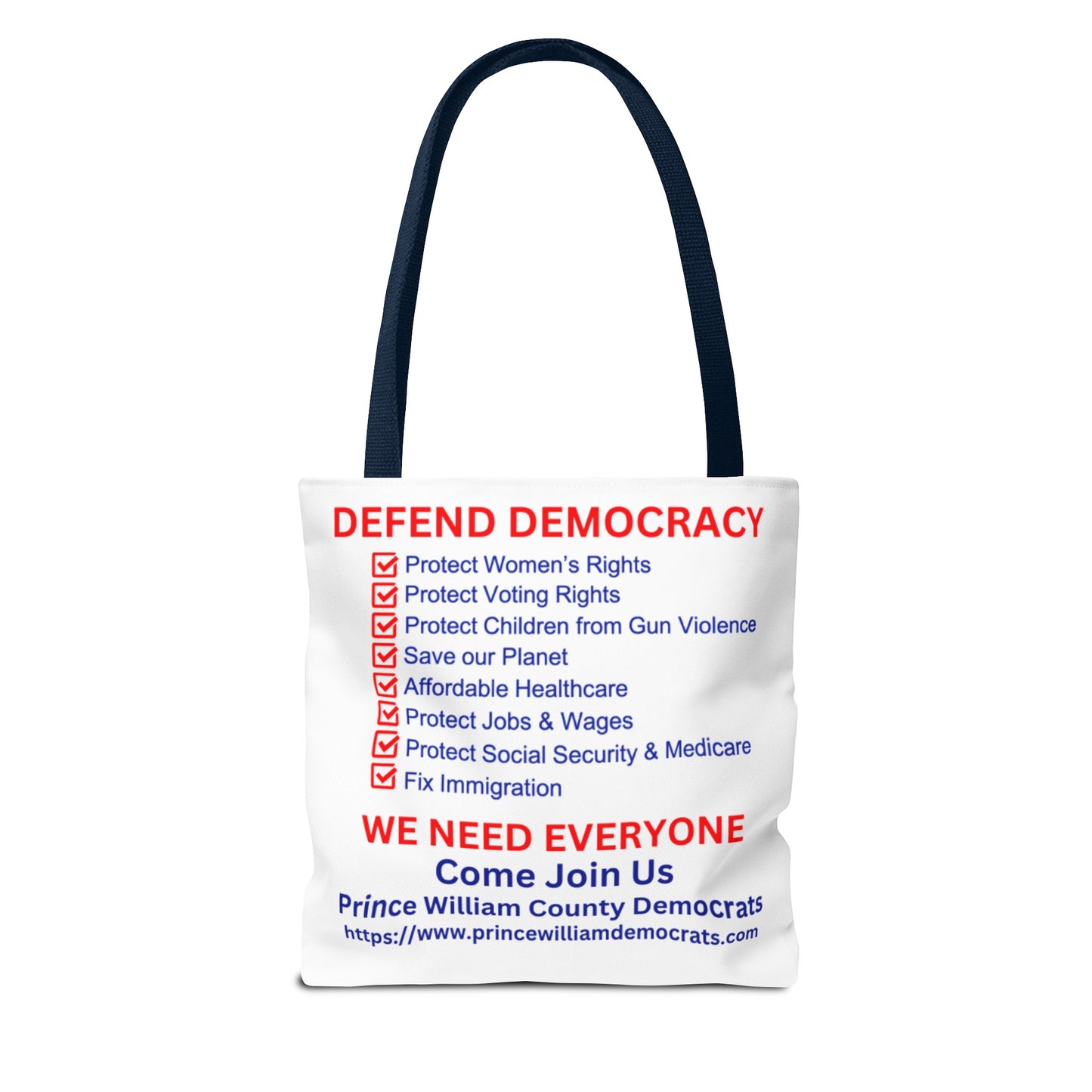 Tote Bag (AOP) - white