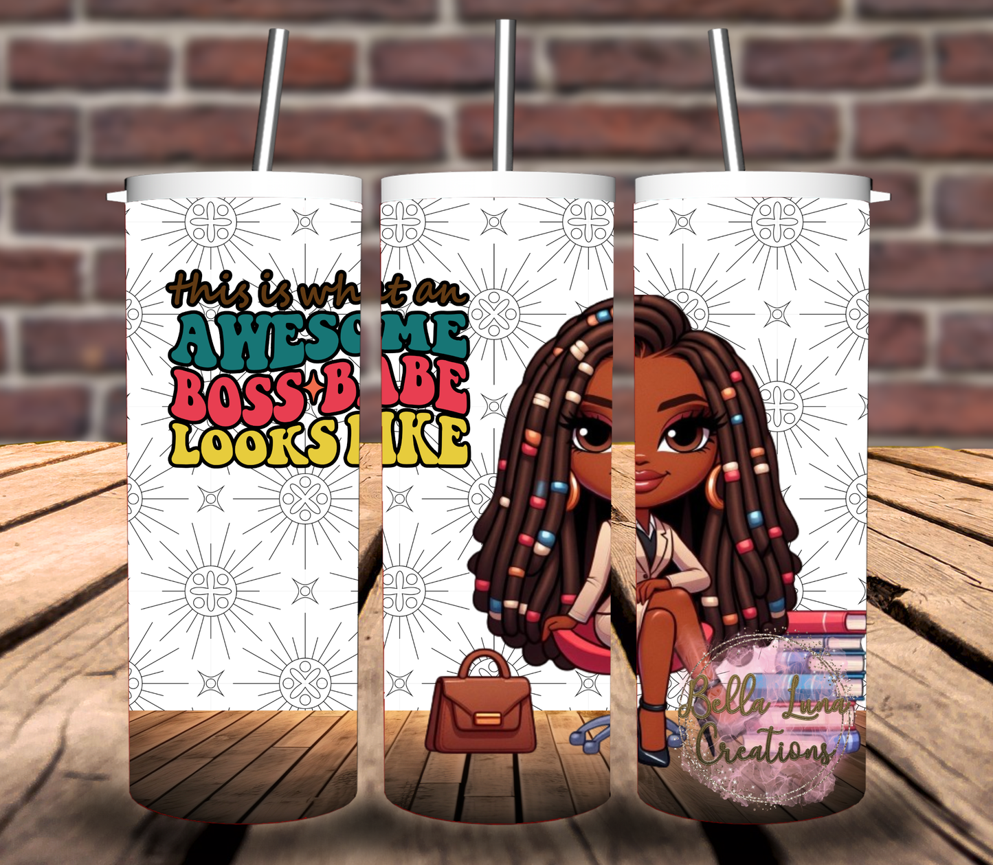 Awesome Boss-Babe Tumbler Wrap Bundle - 6 images