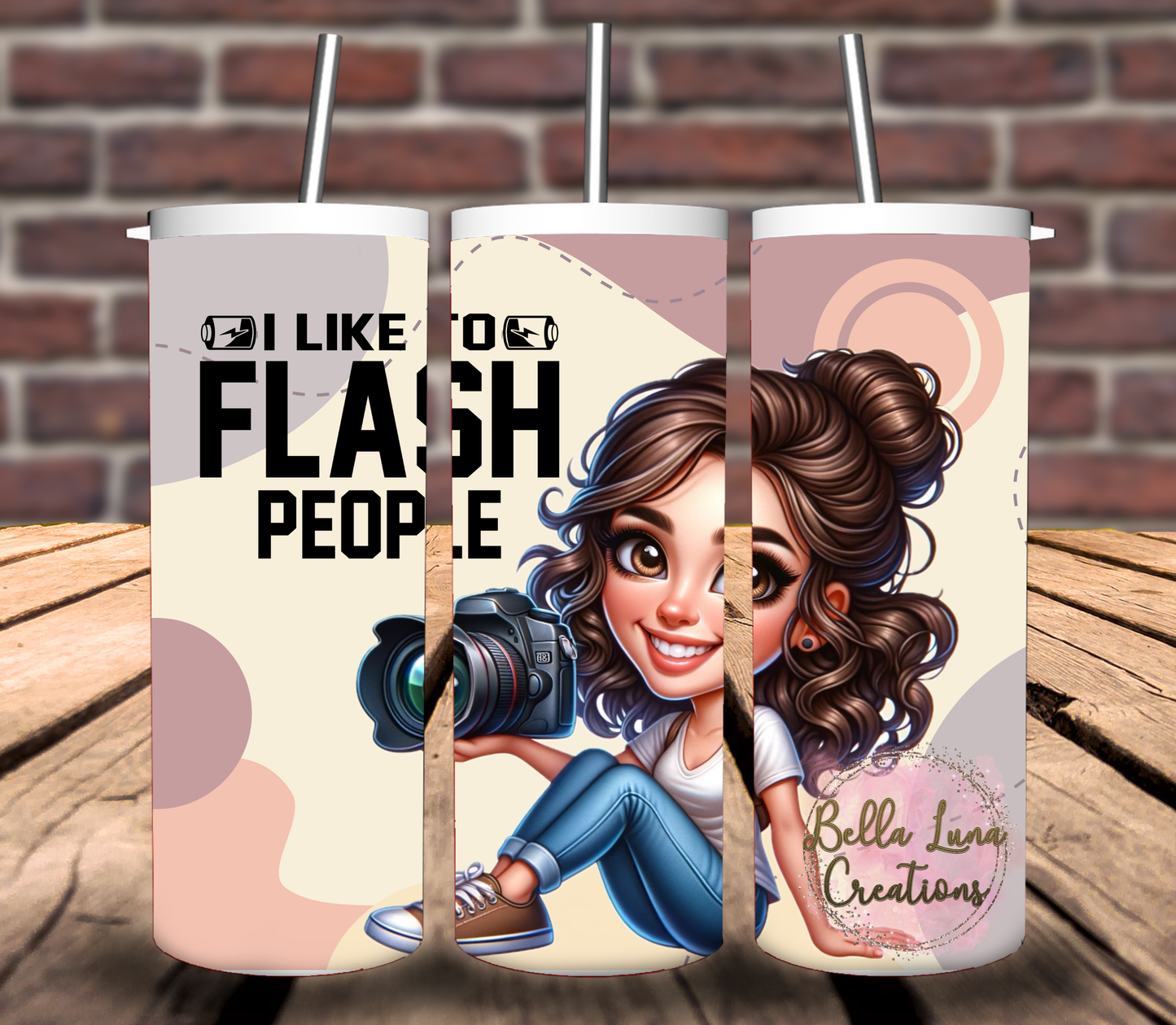 Photographer Tumbler Wrap Digital Design - 5 images