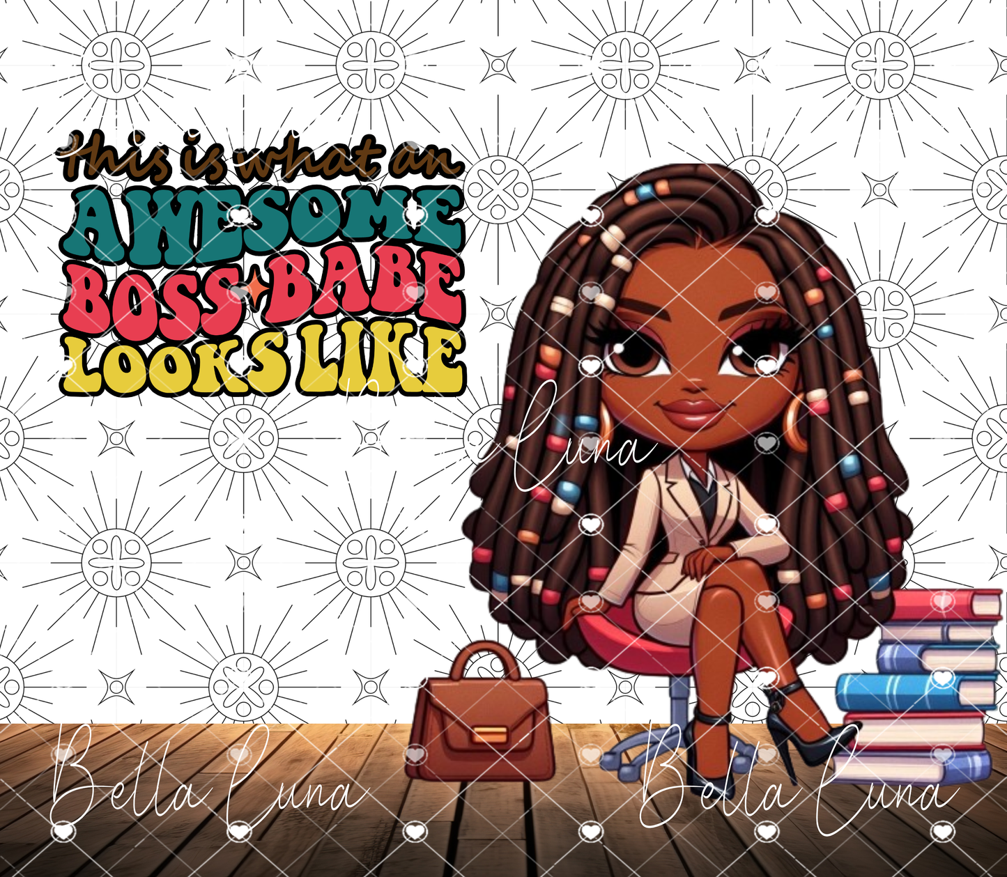 Awesome Boss-Babe Tumbler Wrap Bundle - 6 images