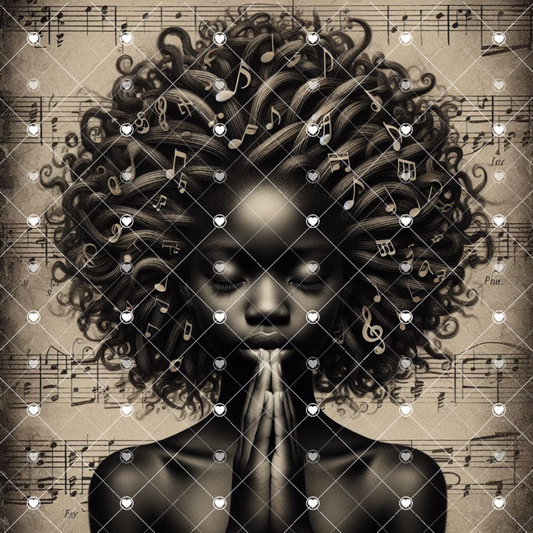 Singing Prayers - 12 x 12 Digital Art - Digital File