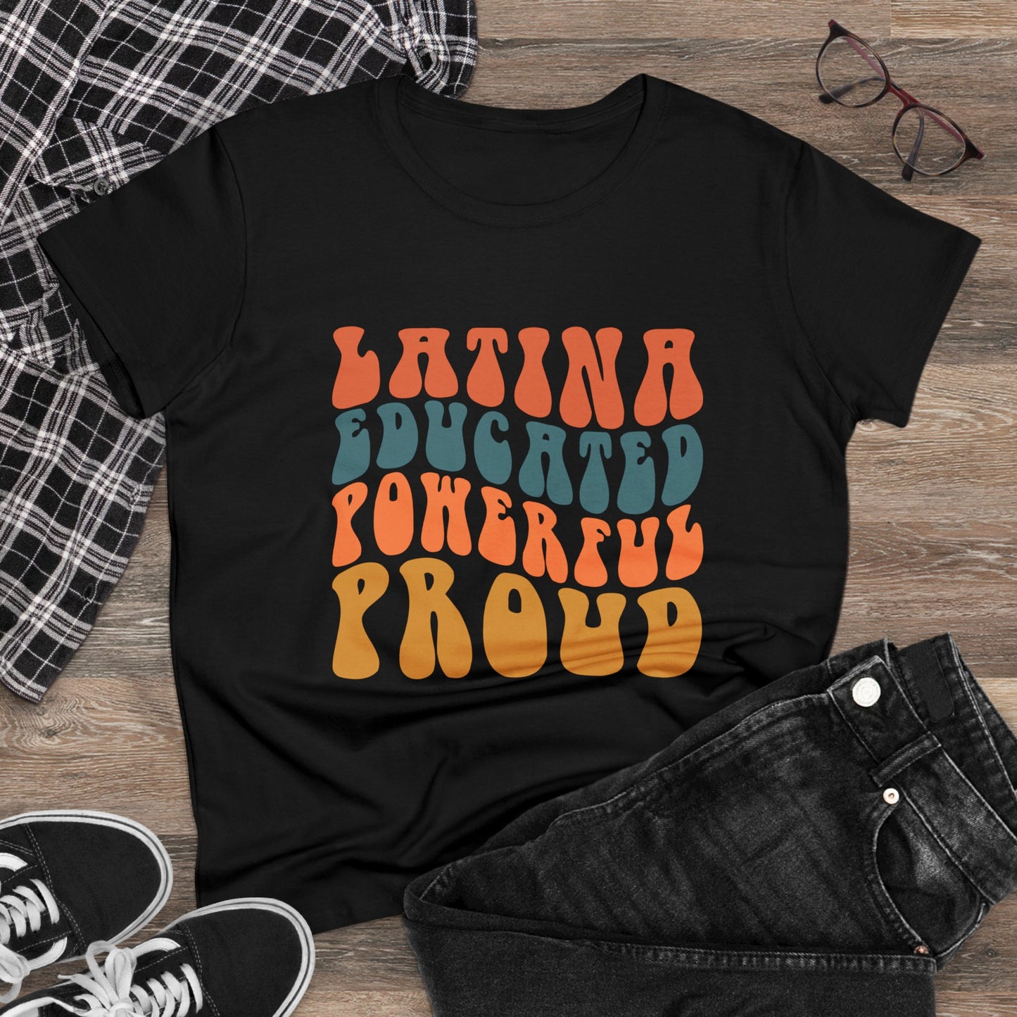 Women's Midweight Cotton Tee - Latina Pride
