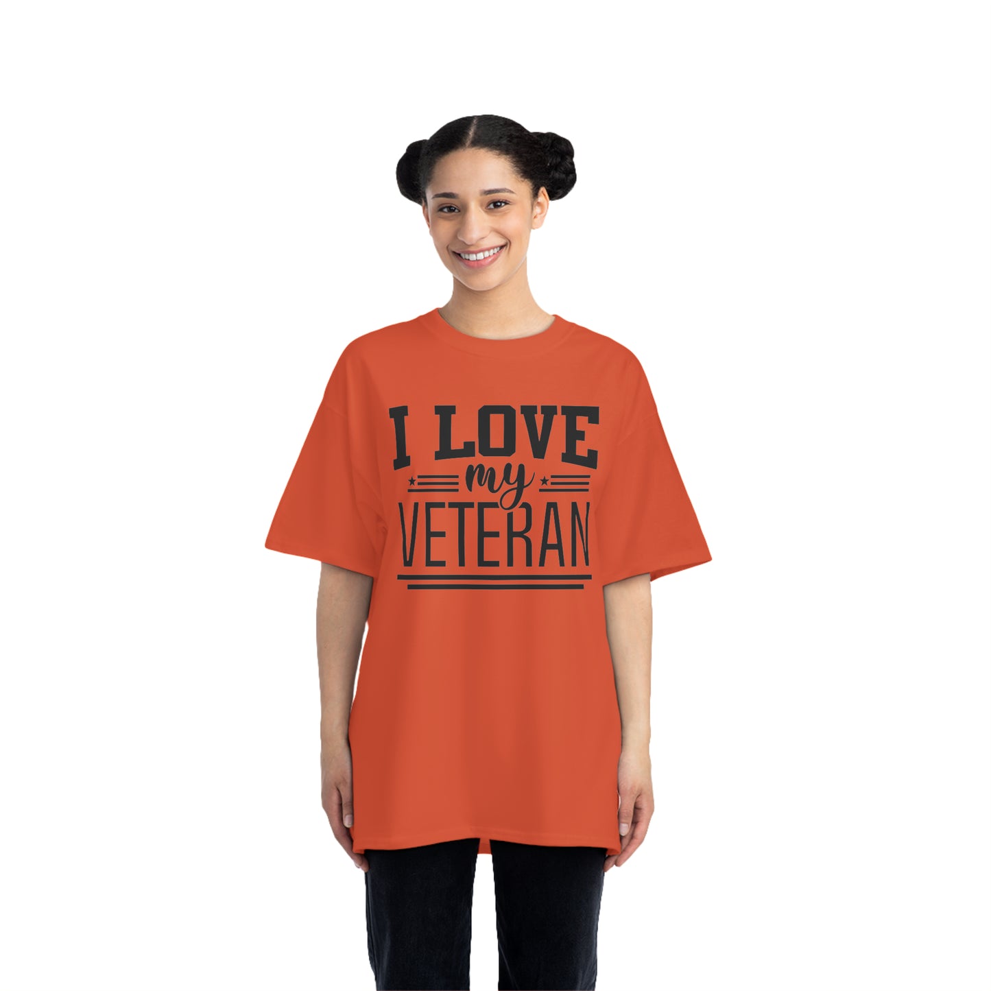 Beefy-T® Short-Sleeve T-Shirt - I love my veteran