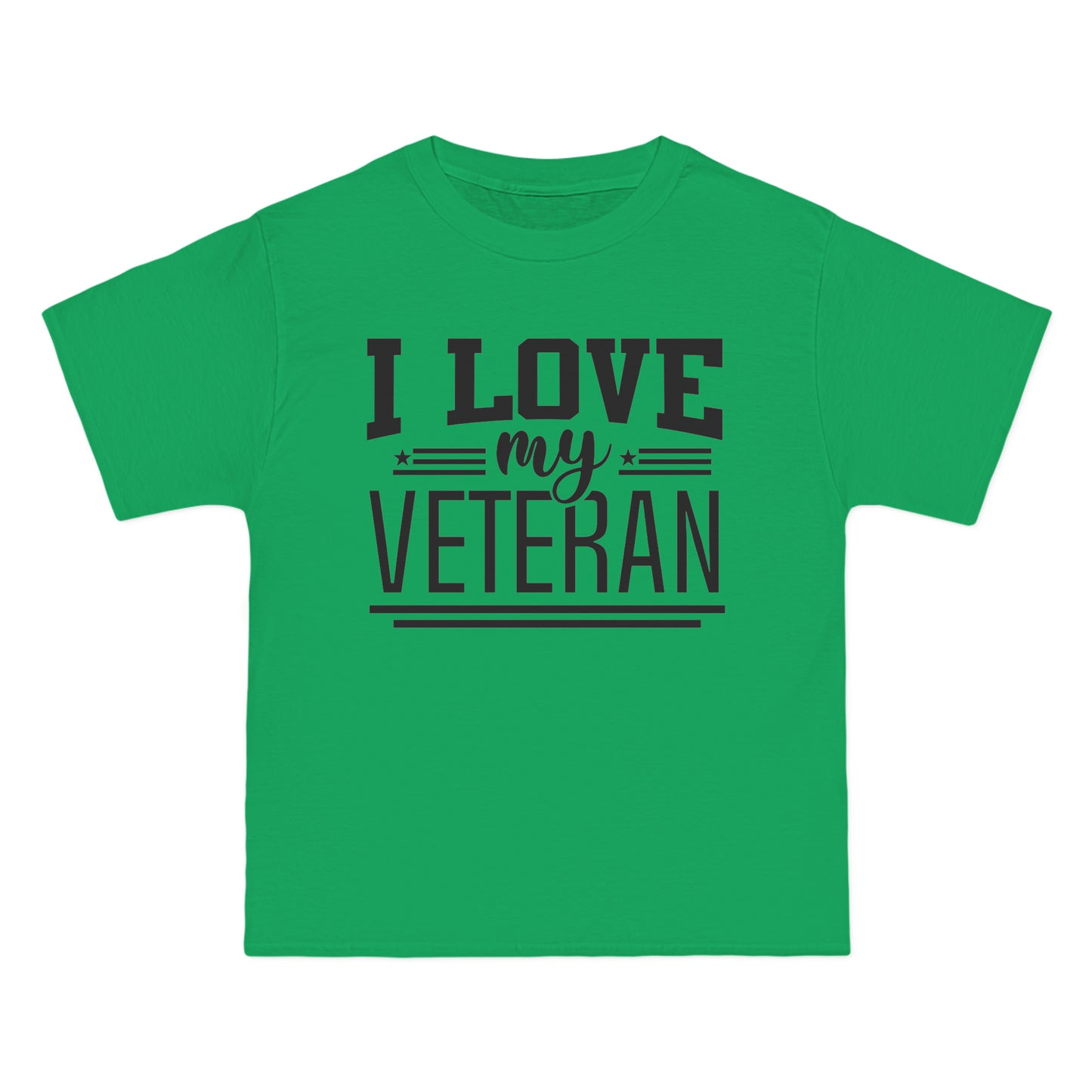 Beefy-T® Short-Sleeve T-Shirt - I love my veteran