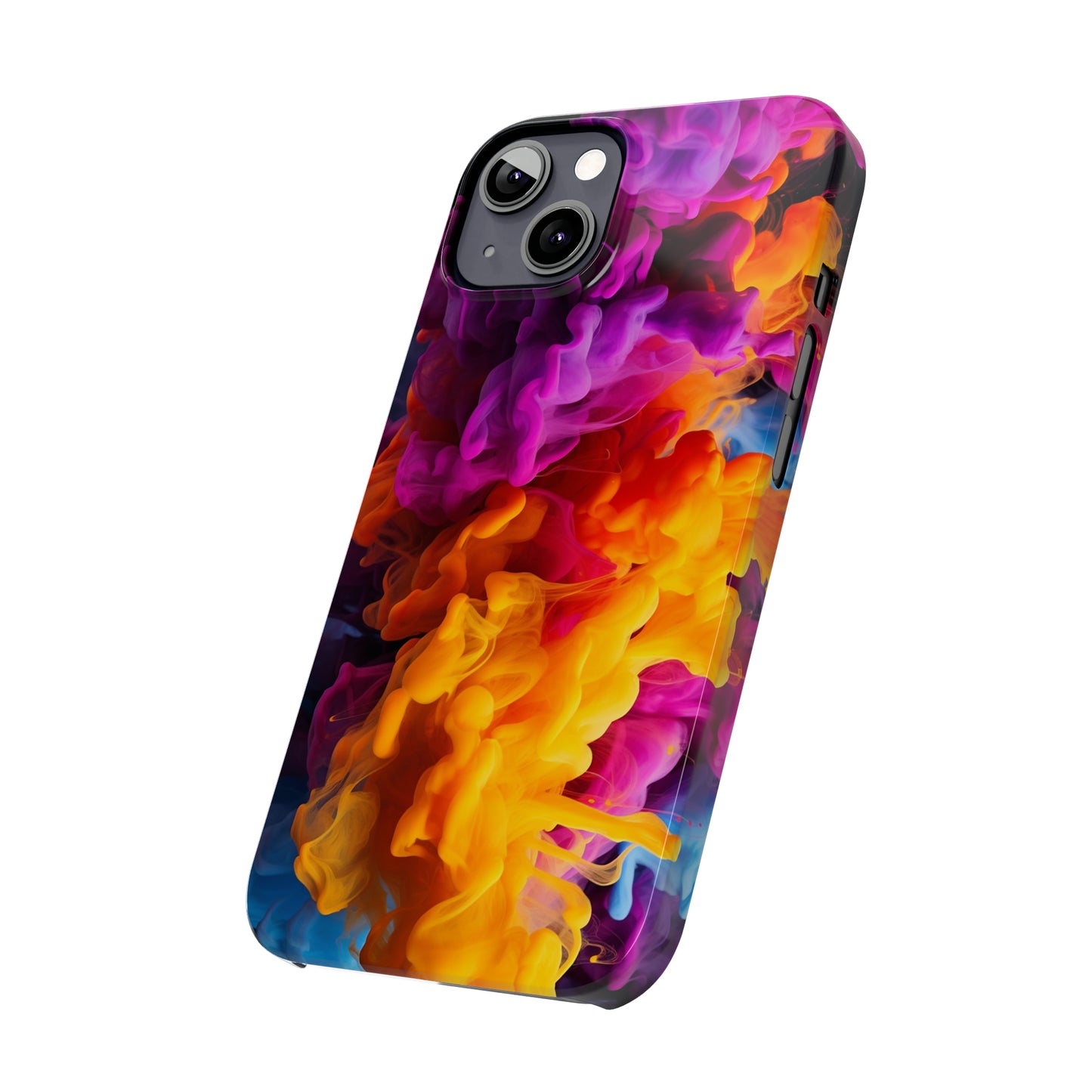 Slim Phone Cases - Colorful Smoke
