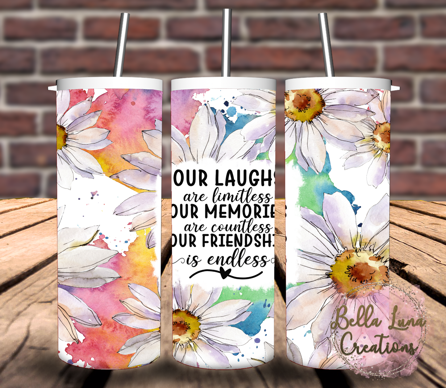 Friendship Digital Design for Tumbler Wrap - Bundle of 5 images