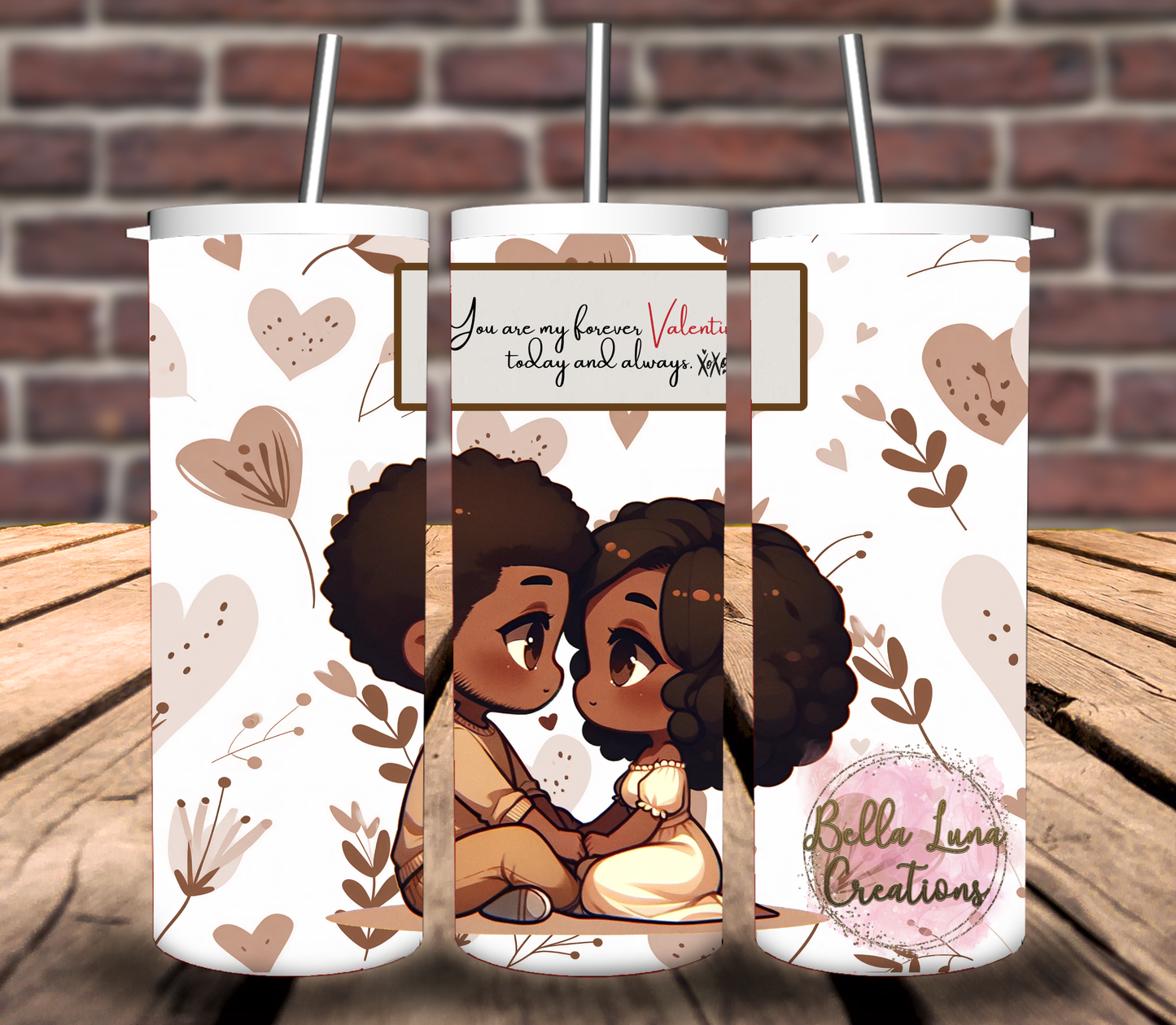 Valentines Day Tumbler Wrap Bundle - 4 images