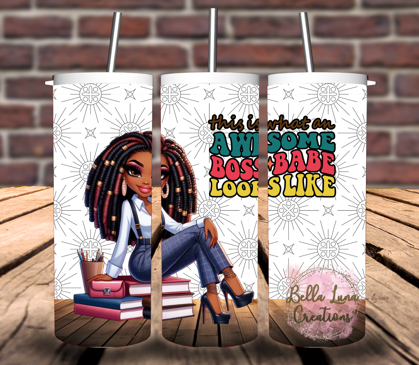 Awesome Boss-Babe Tumbler Wrap Bundle - 6 images