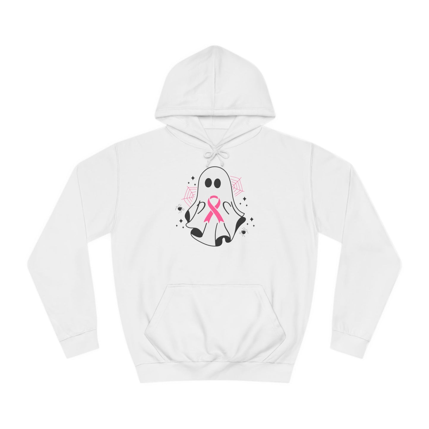 Unisex College Hoodie - Breast Cancer is Boo Shit