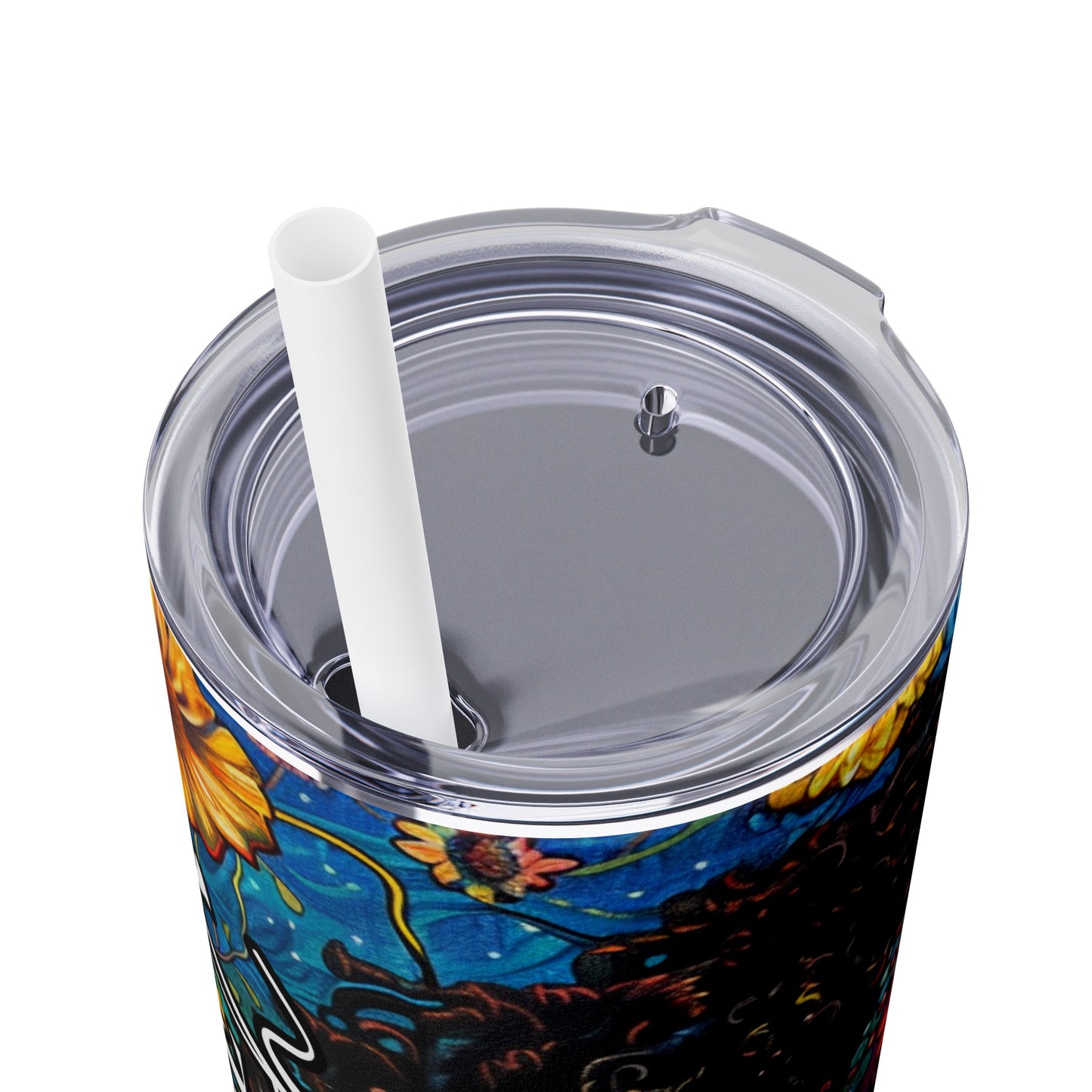 Skinny Tumbler with Straw, 20oz