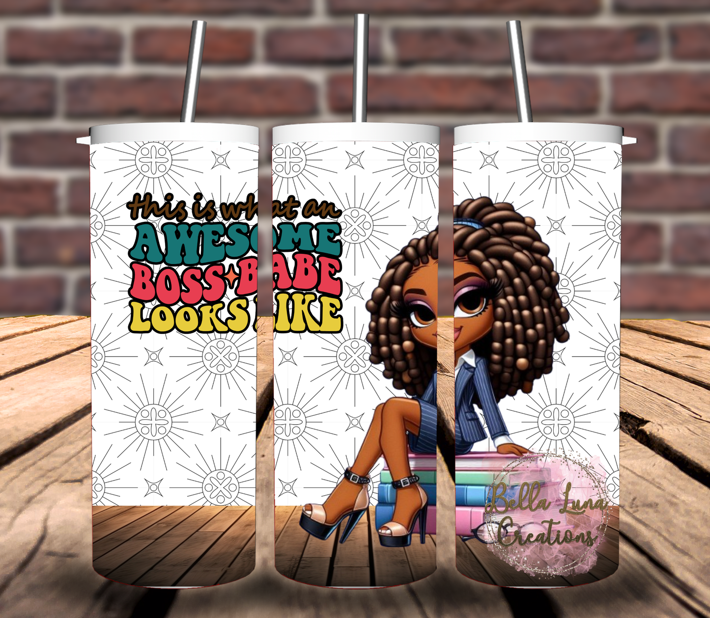 Awesome Boss-Babe Tumbler Wrap Bundle - 6 images