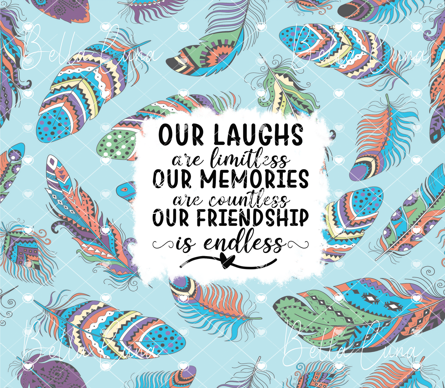 Friendship Digital Design for Tumbler Wrap - Bundle of 5 images