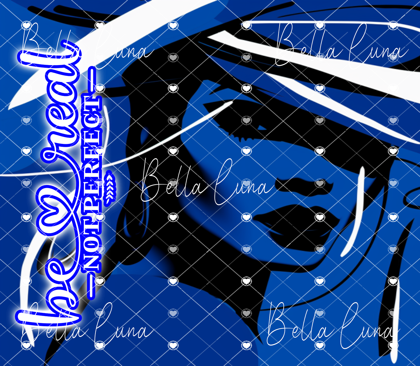 Be Real, Not Perfect Tumbler Wrap Bundle