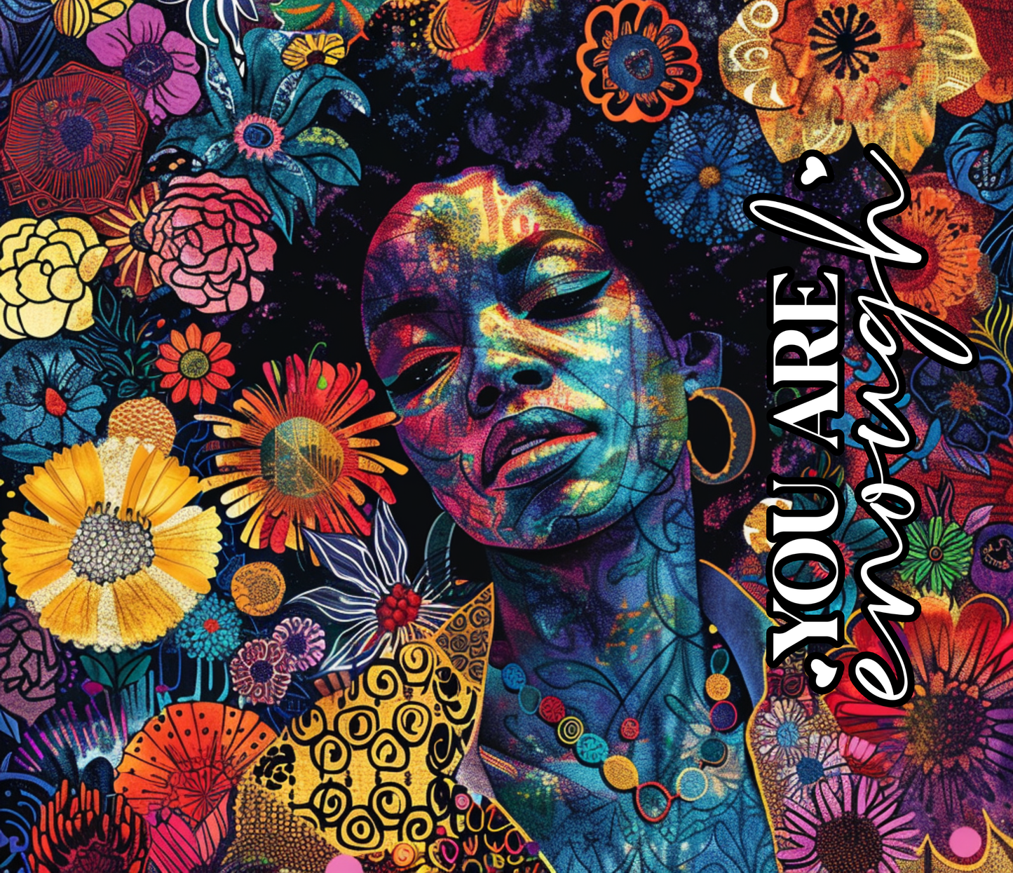 You are enough Digital Tumbler Designs Bundle - 5 images