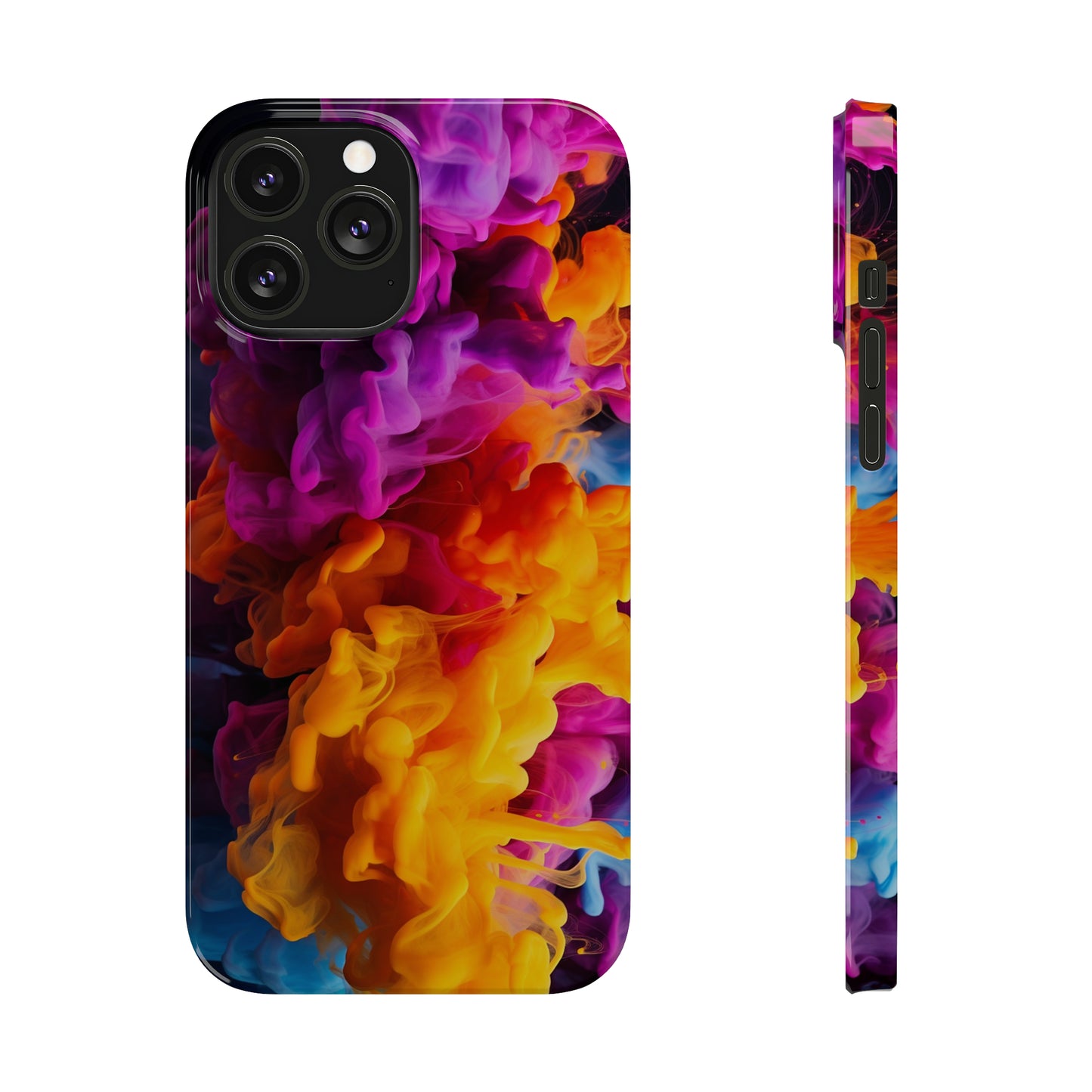 Slim Phone Cases - Colorful Smoke