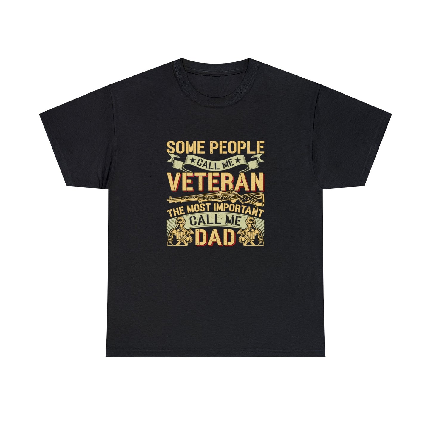 Unisex Heavy Cotton Tee - Veteran DAD