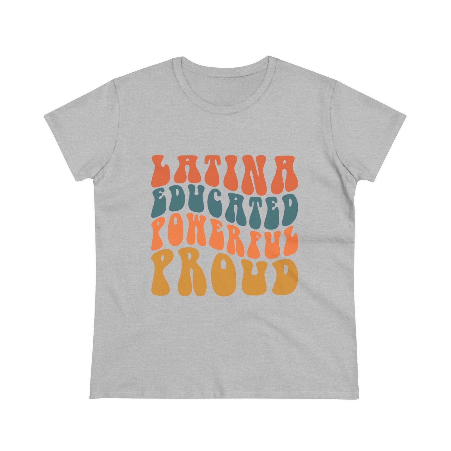 Women's Midweight Cotton Tee - Latina Pride