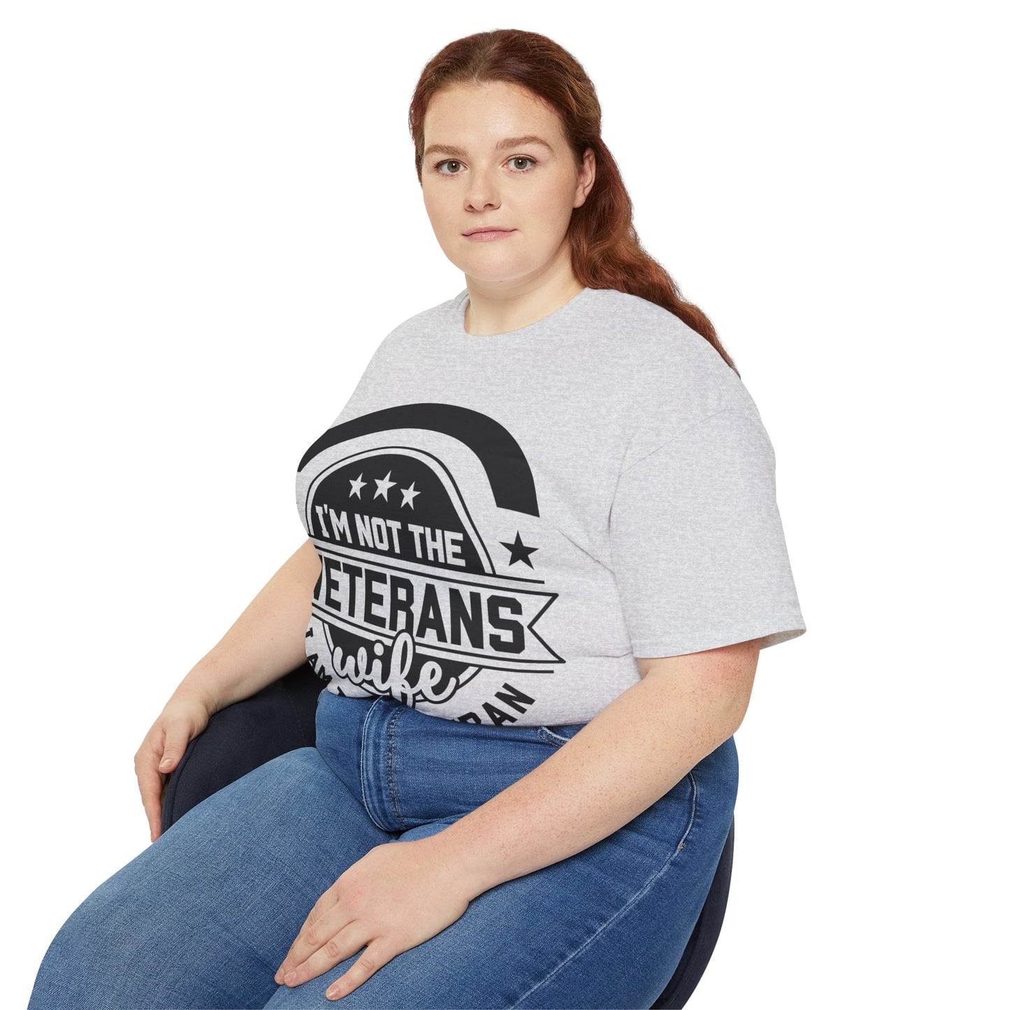 Unisex Ultra Cotton Tee- I am the Veteran