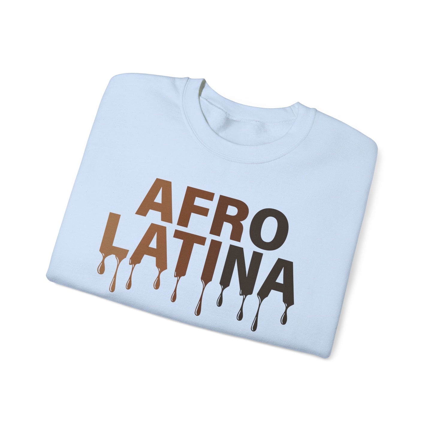 Afro Latina Pride Crewneck Sweatshirt - Unisex Heavy Blend™