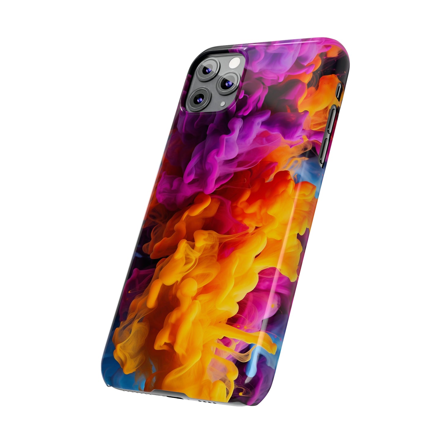 Slim Phone Cases - Colorful Smoke