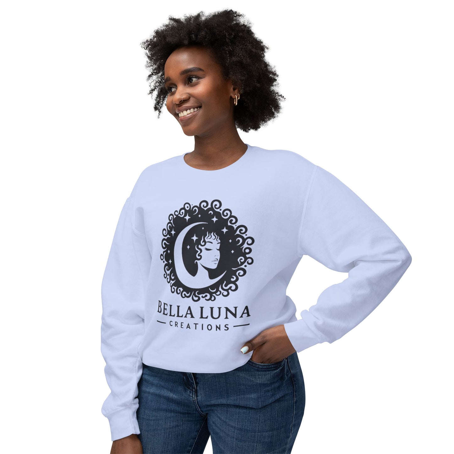 Unisex Lightweight Crewneck Sweatshirt - Bella Luna Creations Sweatshirt