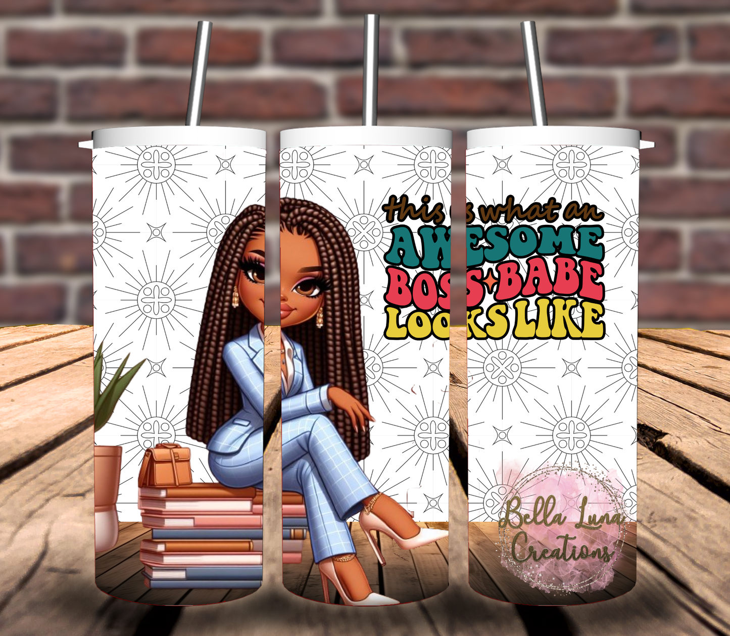 Awesome Boss-Babe Tumbler Wrap Bundle - 6 images
