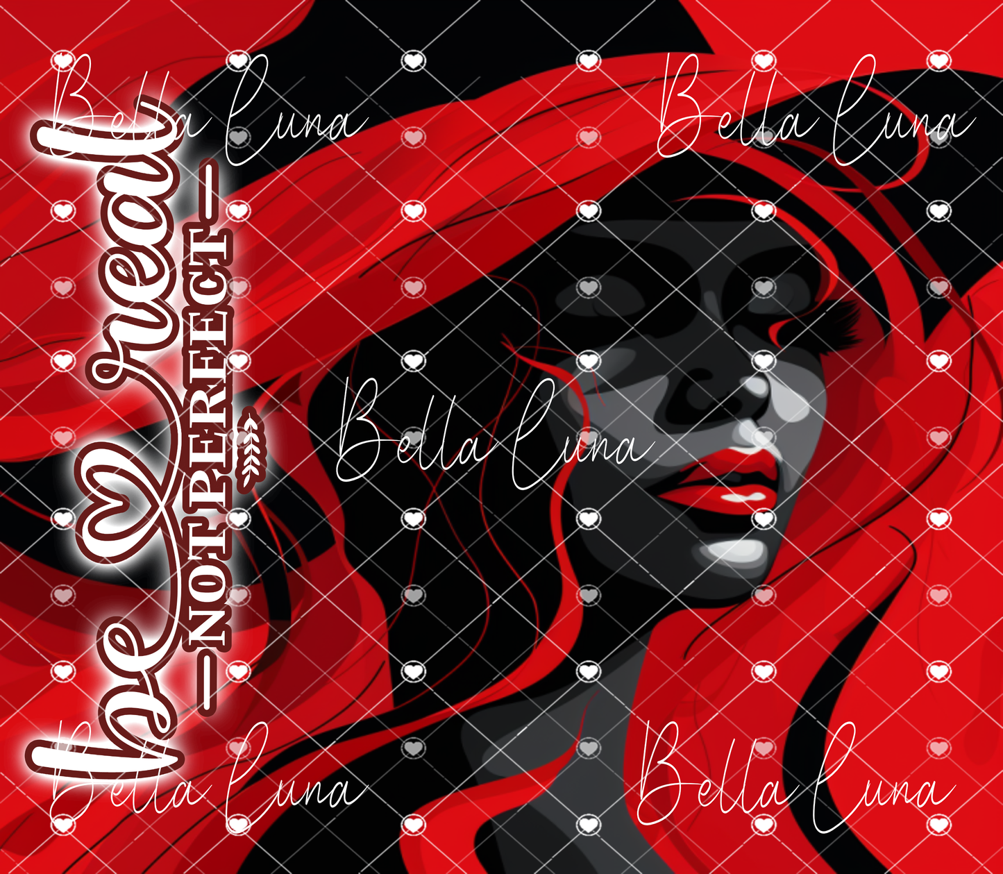 Be Real, Not Perfect Tumbler Wrap Bundle