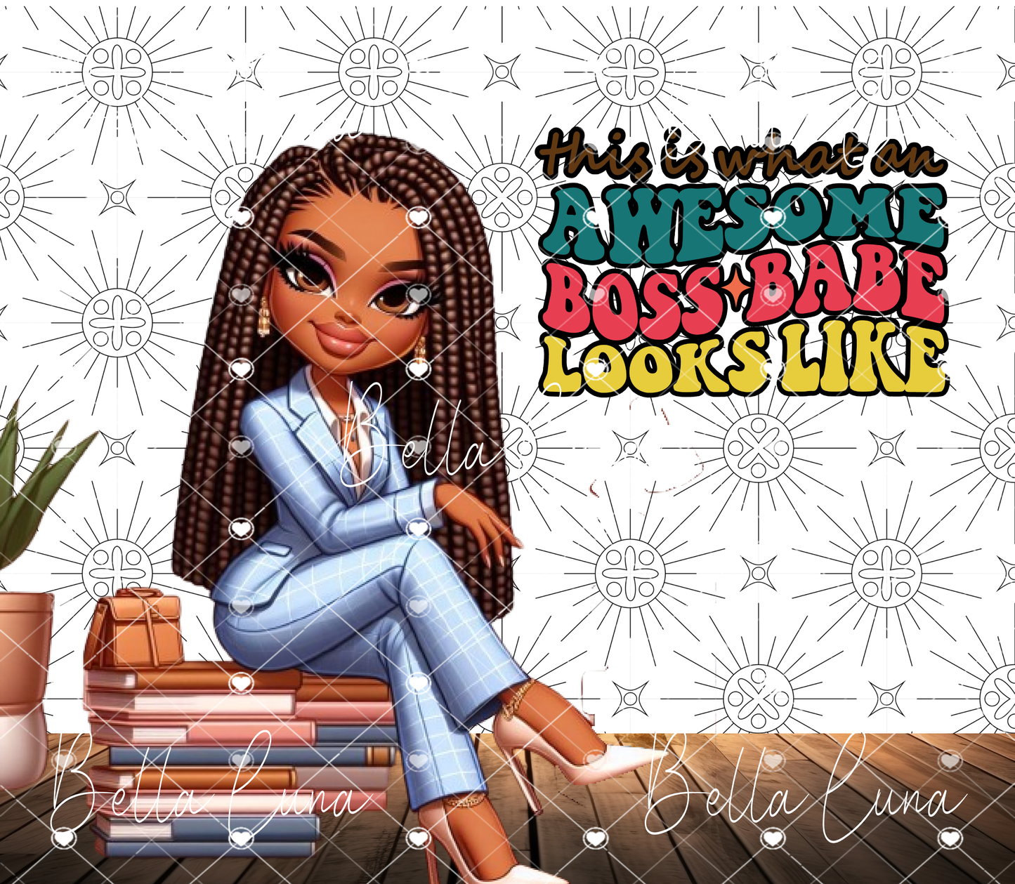 Awesome Boss-Babe Tumbler Wrap Bundle - 6 images