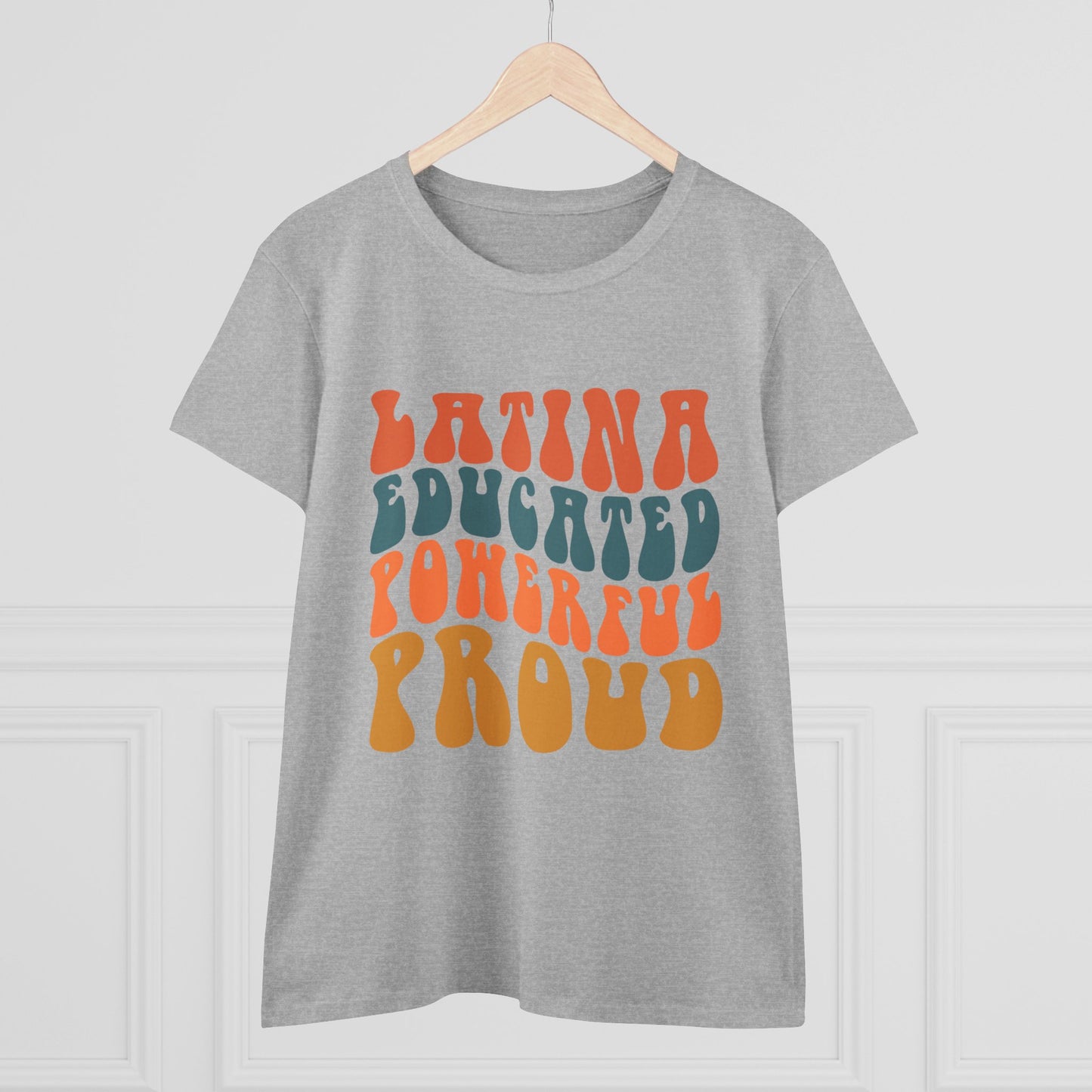Women's Midweight Cotton Tee - Latina Pride
