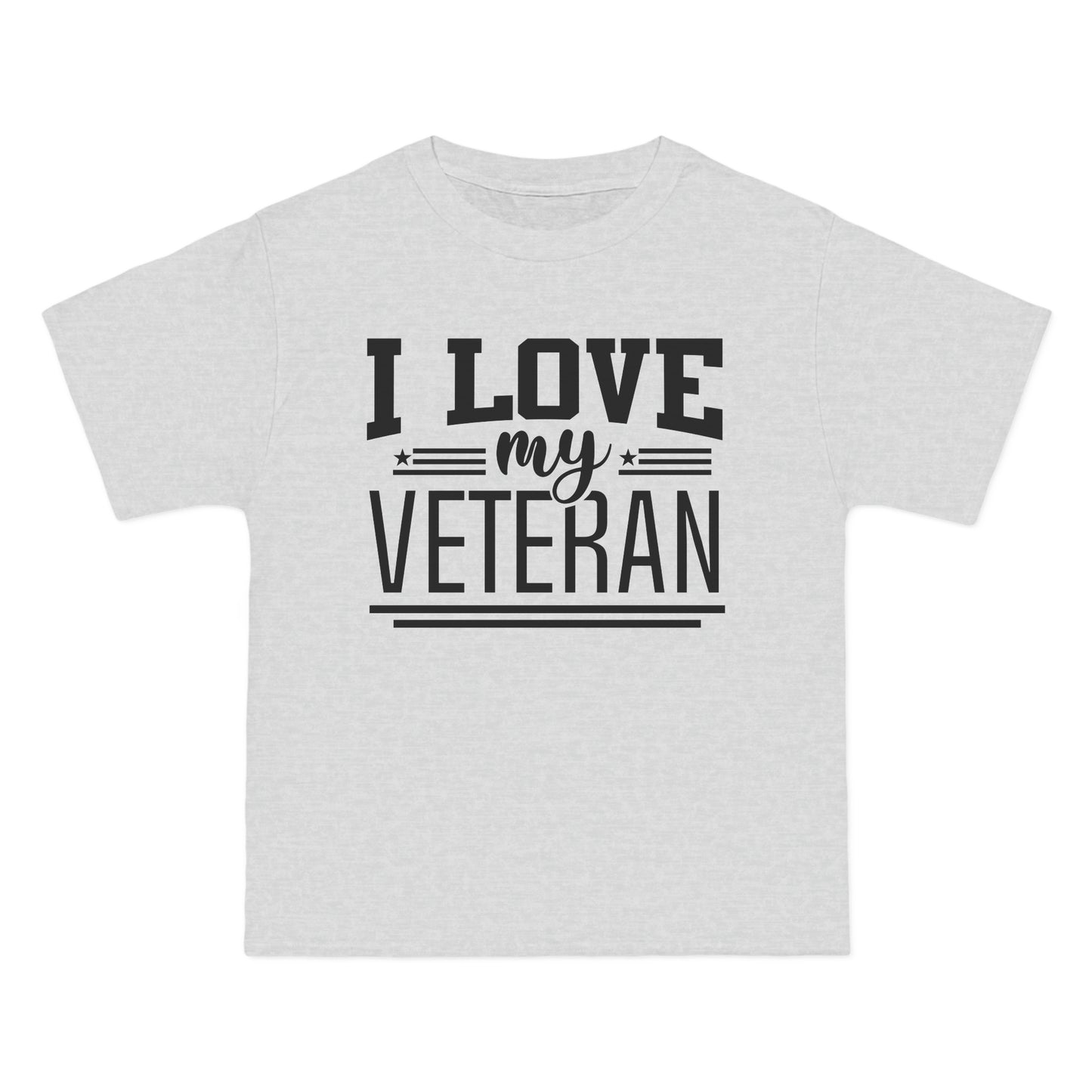 Beefy-T® Short-Sleeve T-Shirt - I love my veteran