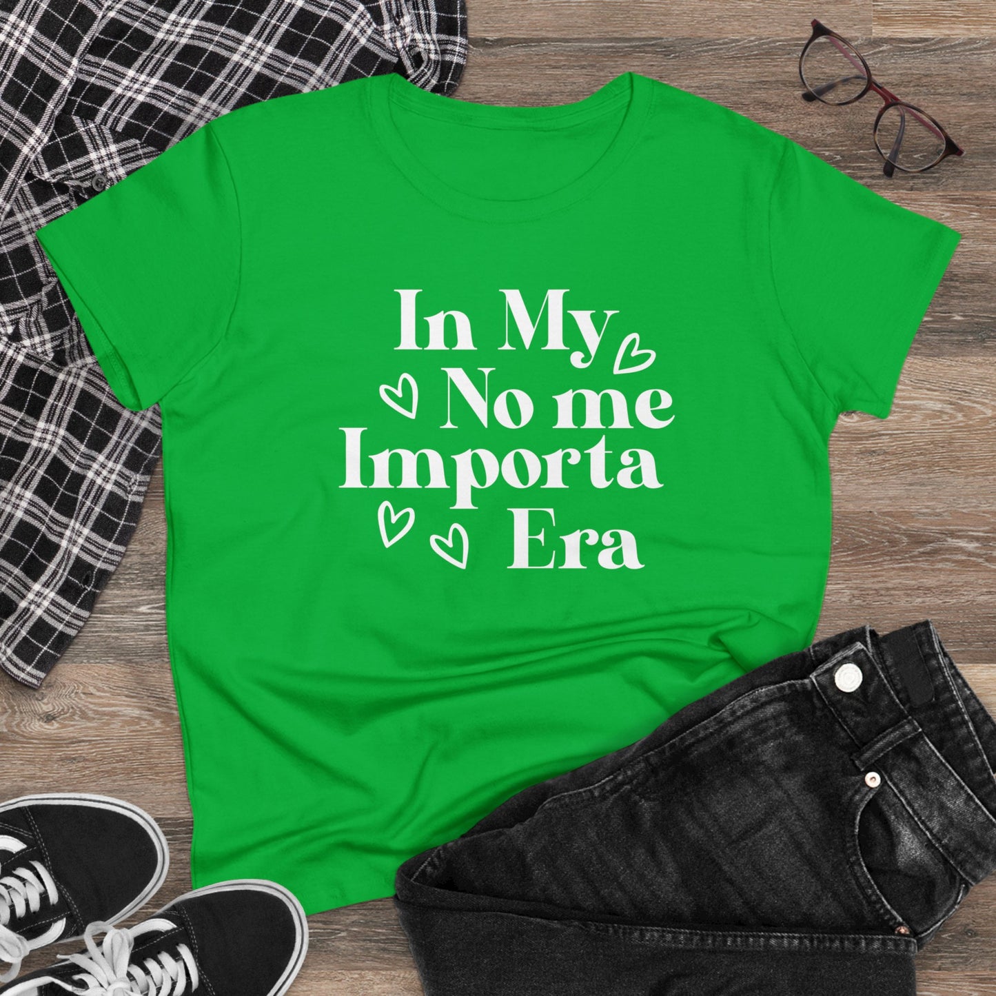 Women's Midweight Cotton Tee - In my No Me Importa Era