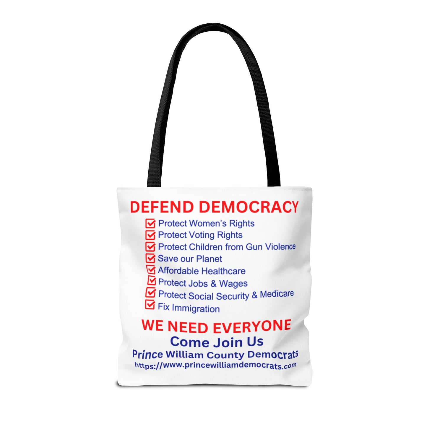 Tote Bag (AOP) - white