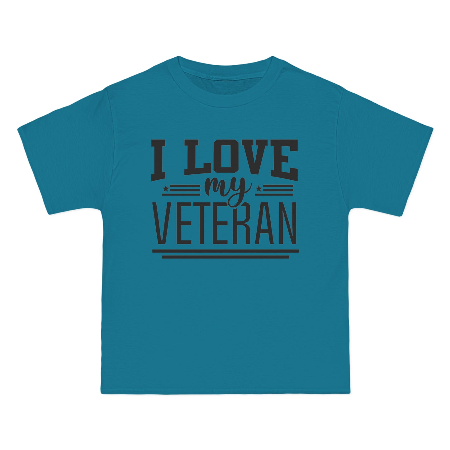 Beefy-T® Short-Sleeve T-Shirt - I love my veteran