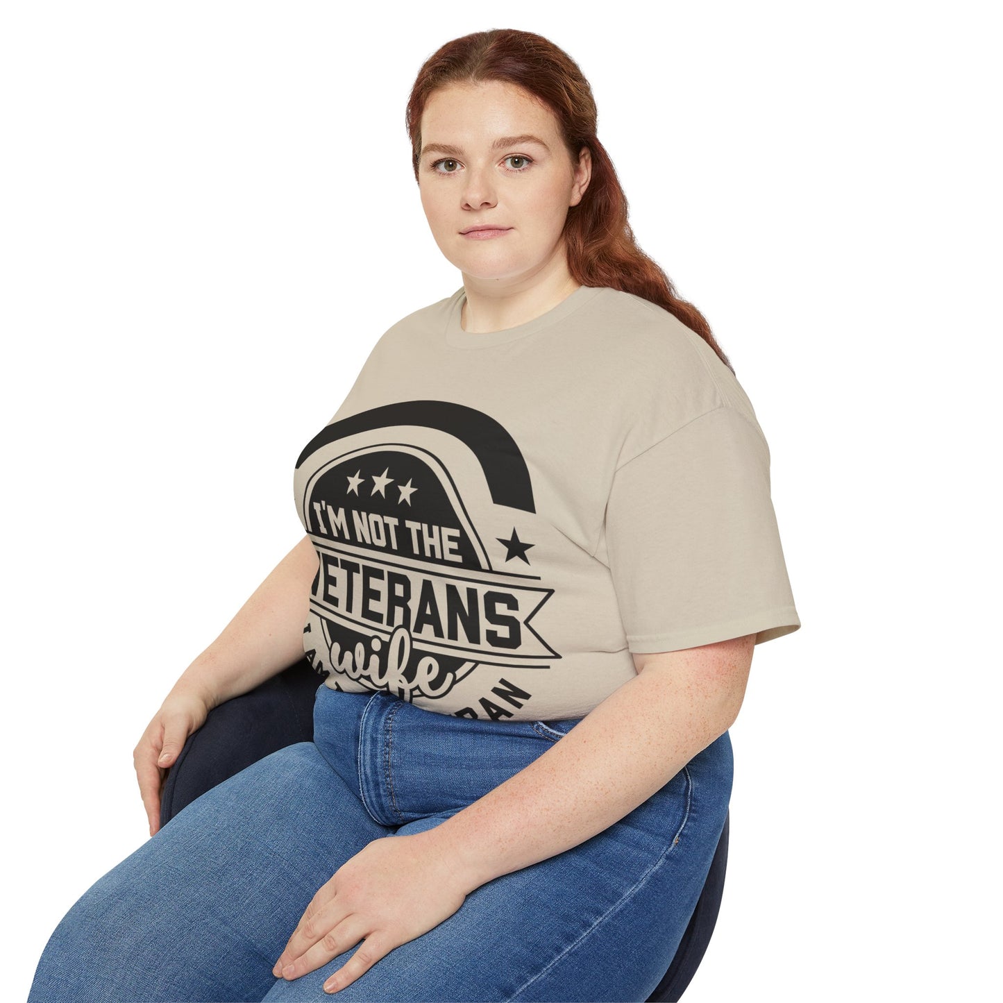 Unisex Ultra Cotton Tee- I am the Veteran