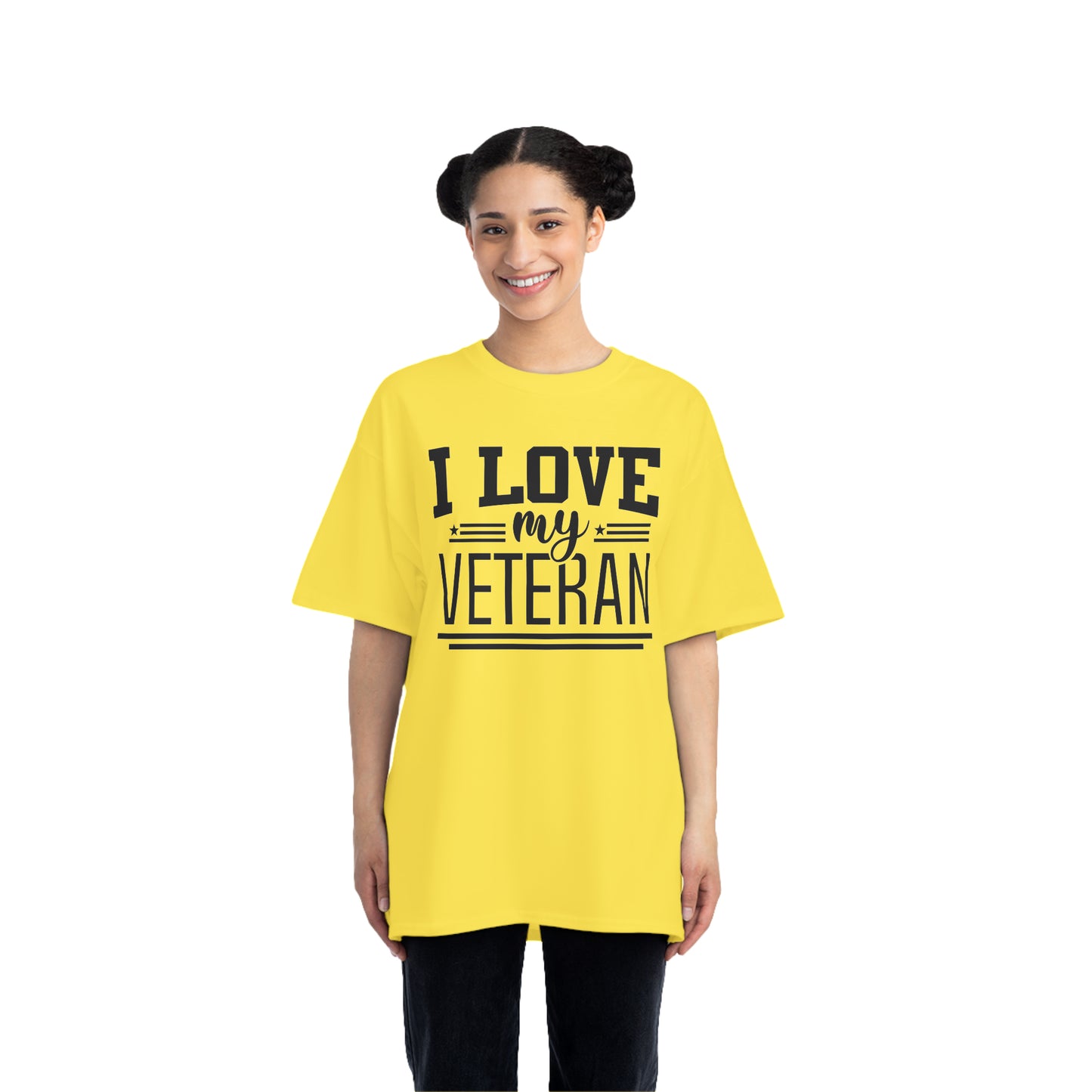 Beefy-T® Short-Sleeve T-Shirt - I love my veteran