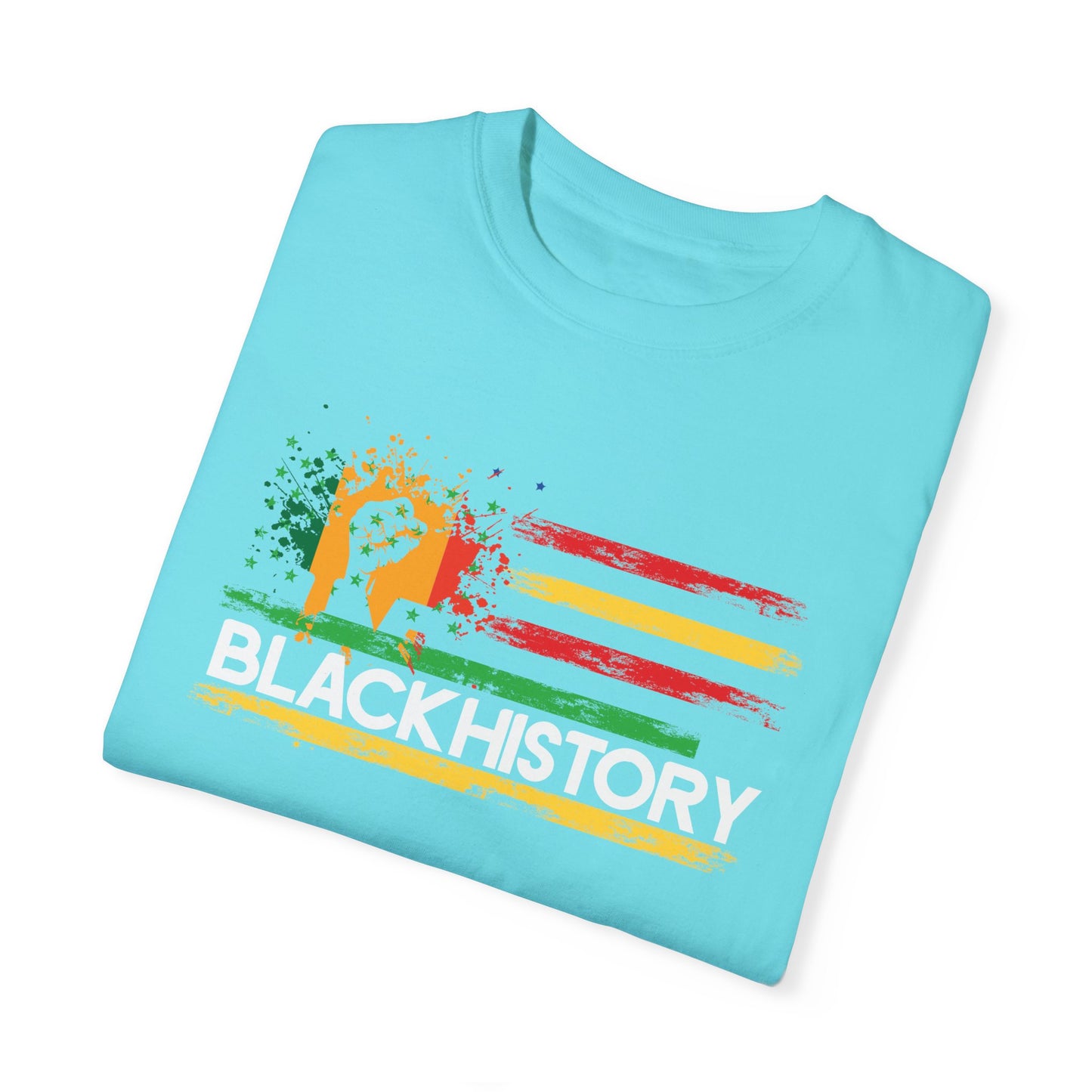 Unisex Garment-Dyed T-shirt - Black History T-shirt